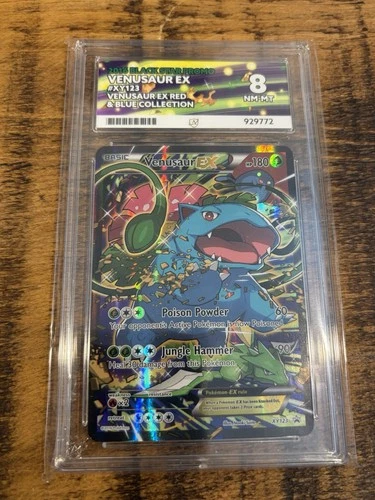 Pokemon TCG Venusaur XY123 Promo + Pikachu RC29 Ace 8/7