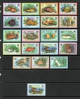 TUVALU MNH 1979 SG105-122 FISH COMPLETE SET & 1981 SG157 SURCH