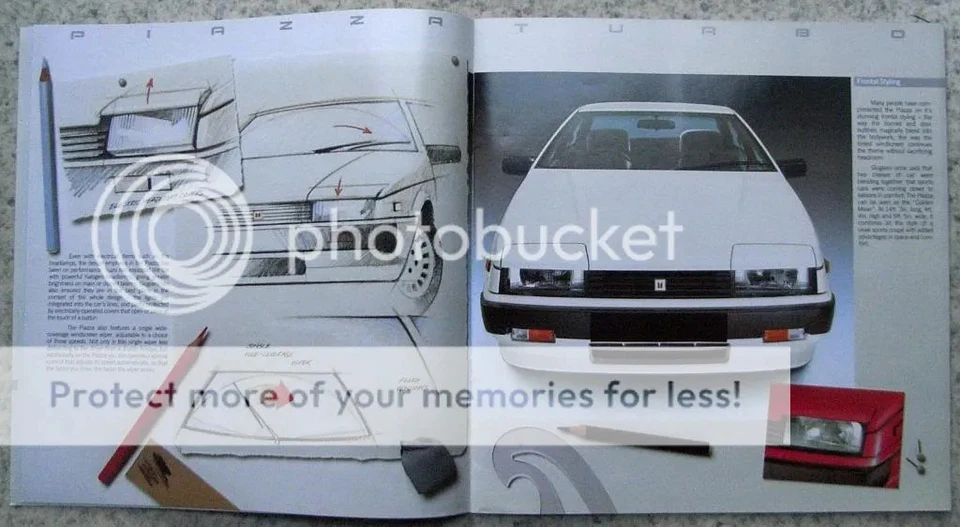 ISUZU PIAZZA TURBO Car LF Sales Brochure 1985 #ICGB/10/85 - Image 3 of 4