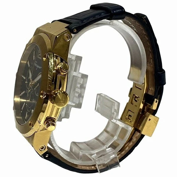 Reloj Pulsera Ferragamo SFEX00319 Cuarzo Cronógrafo Azul Marino Hombre Cuero Usado Foto 2 de 4