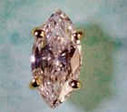 NEW 14K YELLOW GOLD PAIR NATURAL MARQUISE DIAMOND SOLITAIRE  EARRINGS — photo 7