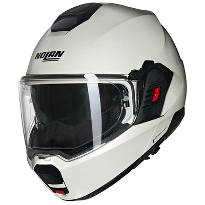 Nolan N120-1 N-Com Classico Nobile Casque Moto Modulable ECE Perlweiß Gr L (59) - Photo 1/3