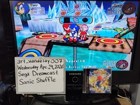 Sonic Shuffle - (Sega Dreamcast, 2000) *CIB + Case Protector* VGC* Tested!