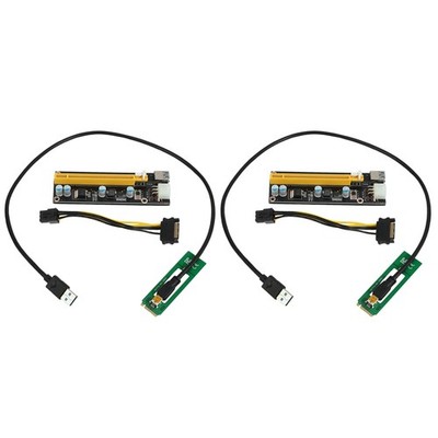 2X NGFF M.2 M Schlüssel zu USB 3.0 PCI-E Riser Karte M2 zu USB 3.0 PCIE 16X5155
