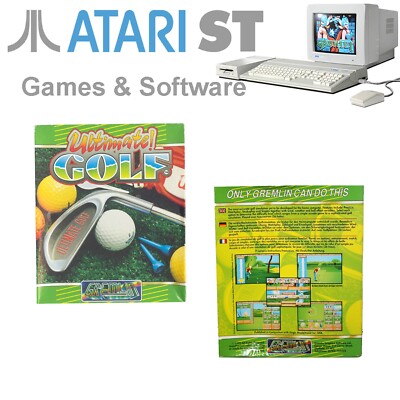 Atari ST Spiel - Greg Norman Ultimate Golf - Vintage, Retro, Simulation, 1989