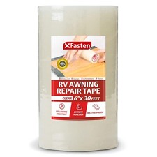 XFasten RV Awning Repair Tape, 6-Inch by 30-Foot, Waterproof Rip Stop Patch f...