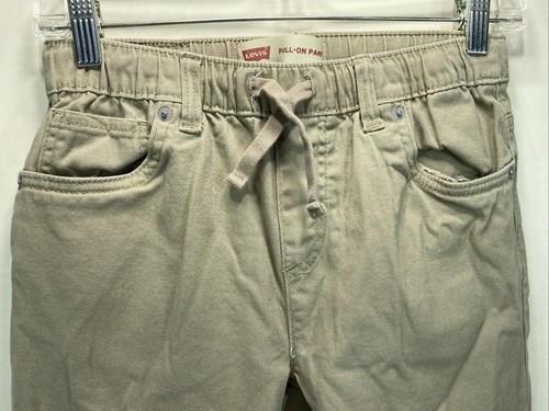 Levi's Boy's Khaki Comfort Waist Stretch Pull-On Pant 14 Regular 27x29 - Picture 7 of 9