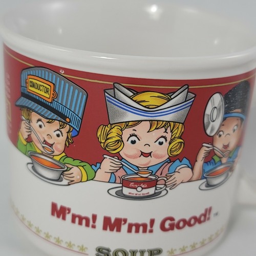 Taza de sopa Campbells de colección 1993 primeros en responder cerámica Westwood M'm M'm! ¡Bueno! - Imagen 2 de 12