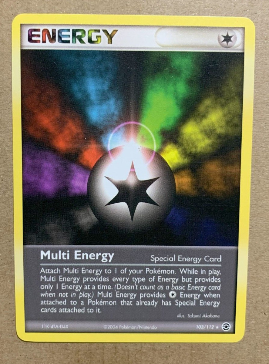 Multi Energy 103/112 EX FireRed & LeafGreen - Rare Pokemon Card - NM/Mint