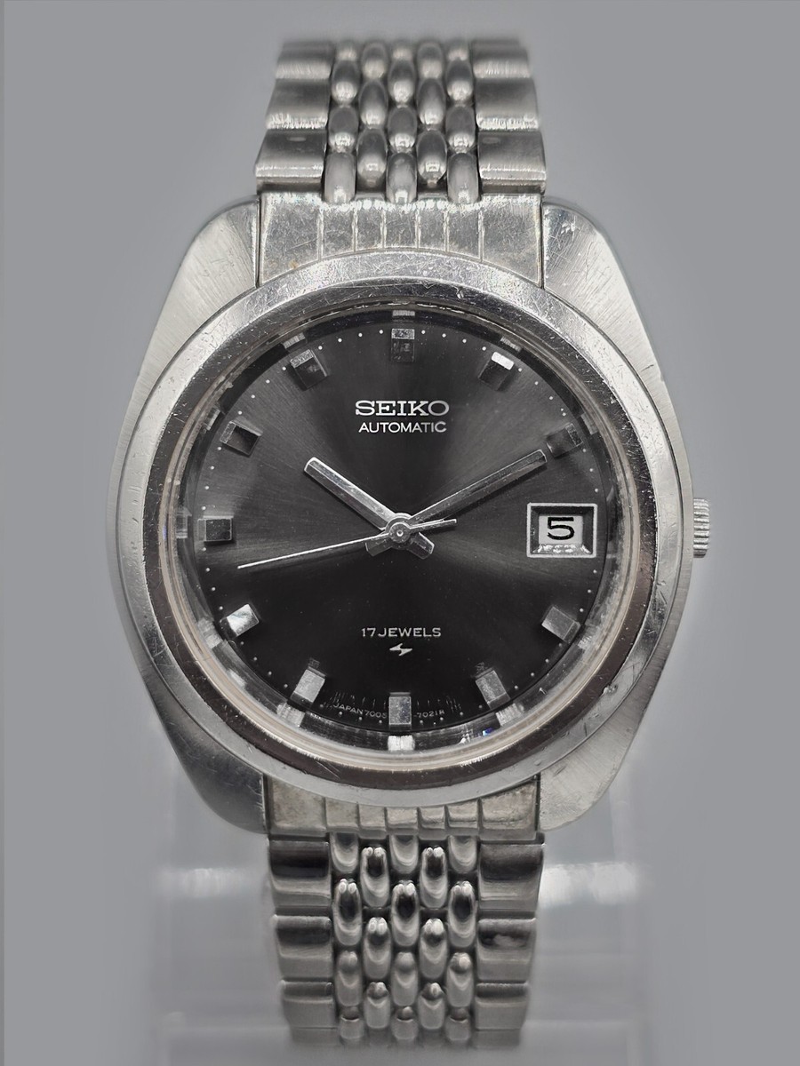 【稼働品】セイコー7005-7030 SEIKO 自動巻き 腕時計 ヴィンテージ Vintage Seiko 7005-7030 17 Jewels Automatic Watch Stainless Steel