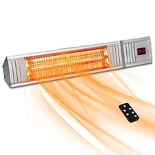 Trustech Patio Heater - Outdoor Heater w/3s-Fast Heating & Remote Control, Elect