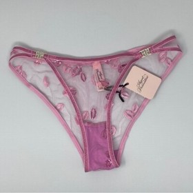 Agent Provocateur Jem Pink Kiss Brief AP4 Large NWT $130