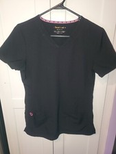 Heartsoul Women's Shaped V-Neck Medical Scrub Top Size XS