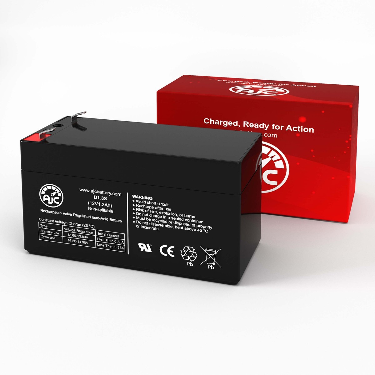 Phoenix Contact 1283114 12V 1.3Ah UPS Replacement Battery | eBay