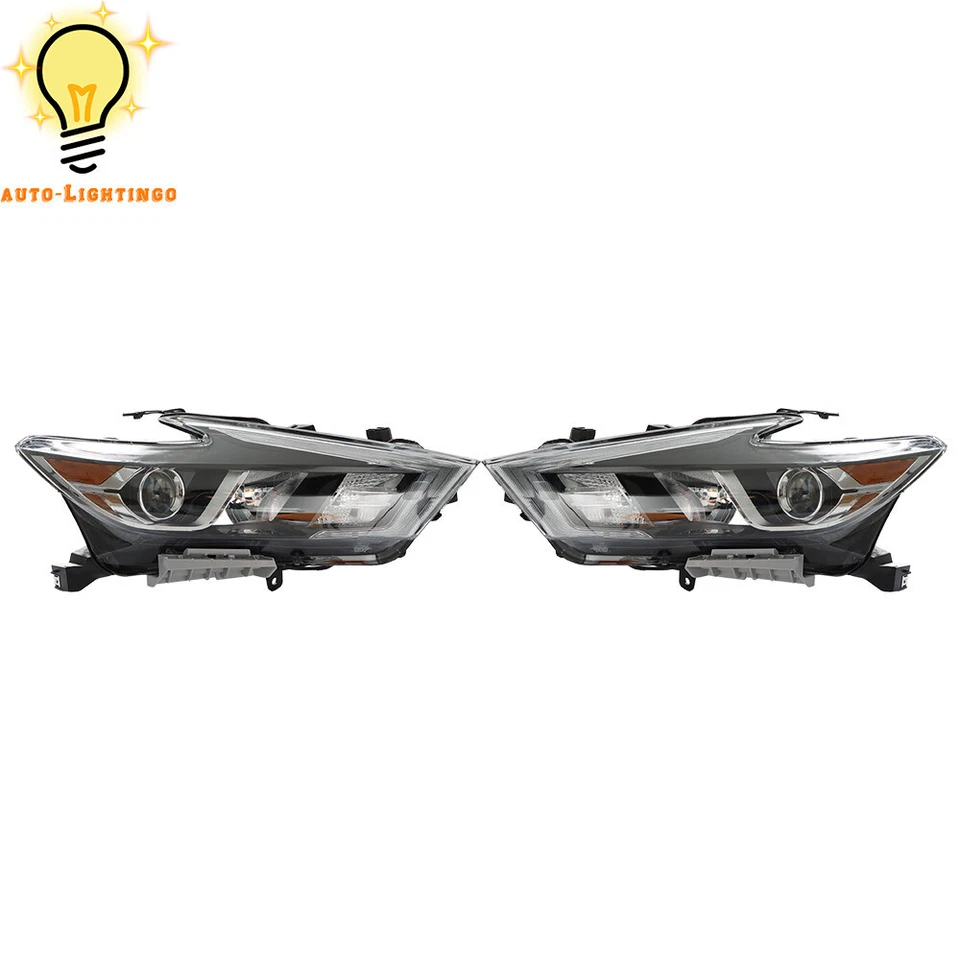 Conjunto de faros izquierda+derecha para Nissan Máxima S|SL|SV 2016 2017 2018 Foto 2 de 4