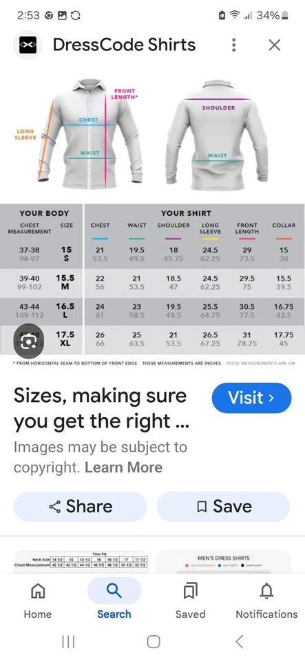 SIZE M CUTTER & BUCK (NEW) Multi-Colored Men's Long Sleeve Shirt Lot 109 - Image 4 of 4