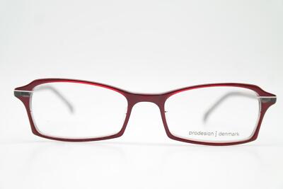Brille Prodesign Denmark 4621 Rot Weiß Grau Eckig Brillengestell eyeglasses Neu