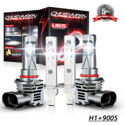 For Subaru Outback 2000-2004 8K 9005 H1 Headlight Combo High Low Beam LED Bulbs