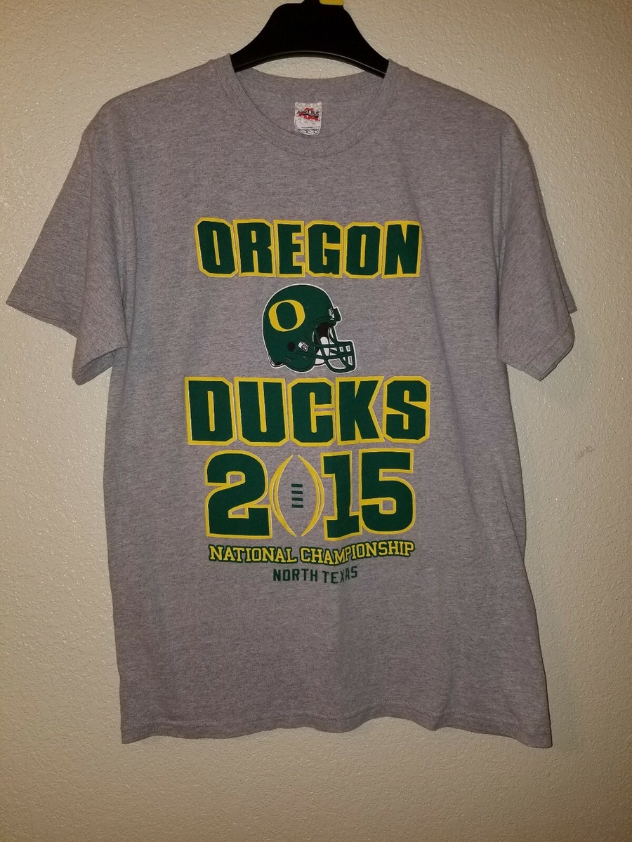 Nice OREGON DUCKS 2015 National Championship North Texas Size L 