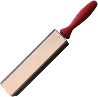 Herold Solingen Razor Strop 4 Sided Slate Natural Leather Red/Black Pastes-63 RI