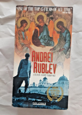 Andrei Rublev (VHS 2 Tape) Film Andrei Tarkovsky Collectors Letterbox Edition