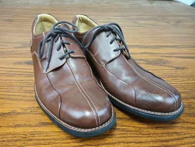 Johnston Murphy 20-7223 Men Dark Brown Leather Sheepskin 