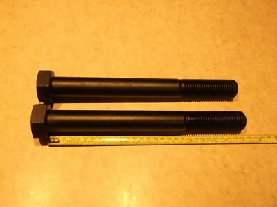 LOT OF 2, M30-3.5 X 280mm DIN 931 Hex Cap Screws Part Thread 10.9 Steel GRADE 8