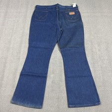 Vintage 70's Wrangler Denim Jeans 945 Boot Cut Flare Men's 42x32 USA Regular Fit