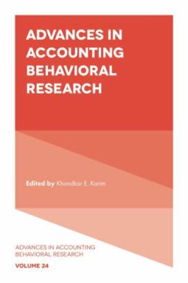 Advances in Accounting Behavioral Research, Hardcover by Karim, Khondkar E. (...