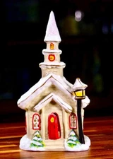 Blue Sky Clayworks CHURCH STREET LIGHT Tea Light Candle House Auth Retailer NEW