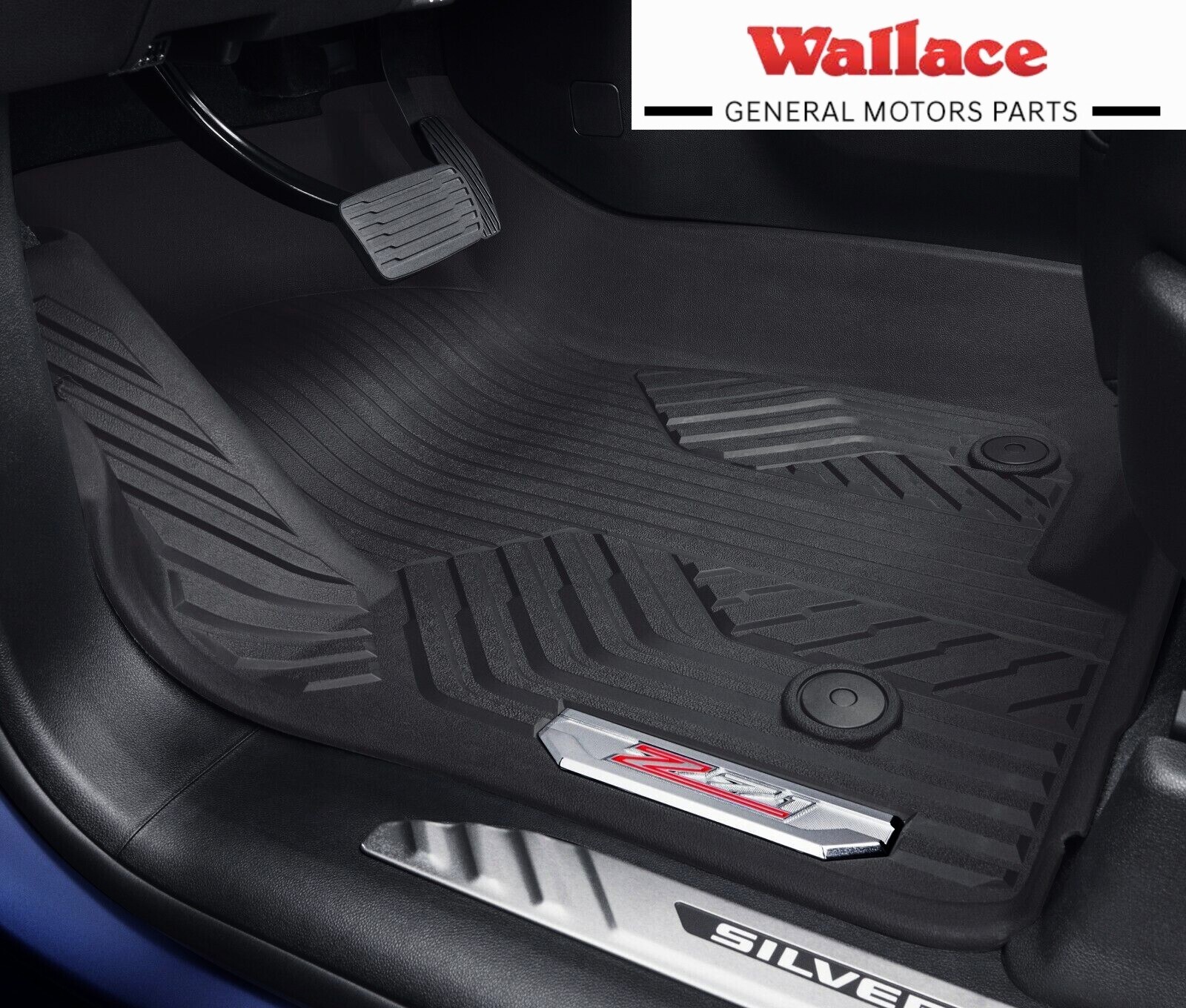 NEW OEM SILVERADO Z71 1923 GM FRONT ALL WEATHER FLOOR MATS LINERS 2PC