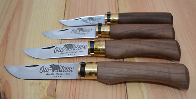 Antonini Old Bear S,M,L,XL Walnussholz Klappmesser Taschenmesser Gebrauchsmesser