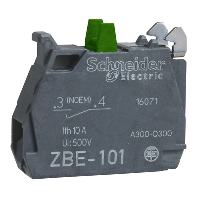 ZBE101 ZBE-101  Single contact block for head Ø22 1NO SCHNEIDER ELECTRIC