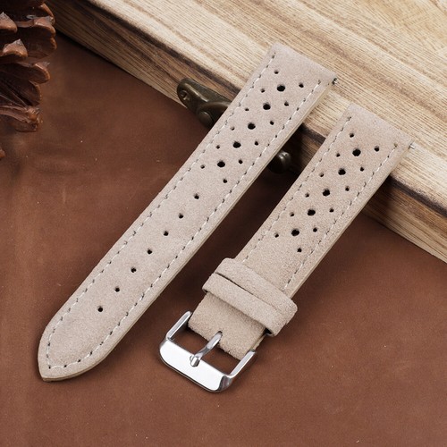 Suede Leather Watch Strap Band 18mm 19mm 20mm 22mm 24mm Rally Racing Watch Band - Picture 19 of 32