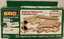 Brio Track Beginner Railway Set Expansion Pack 33339 NIB Retired