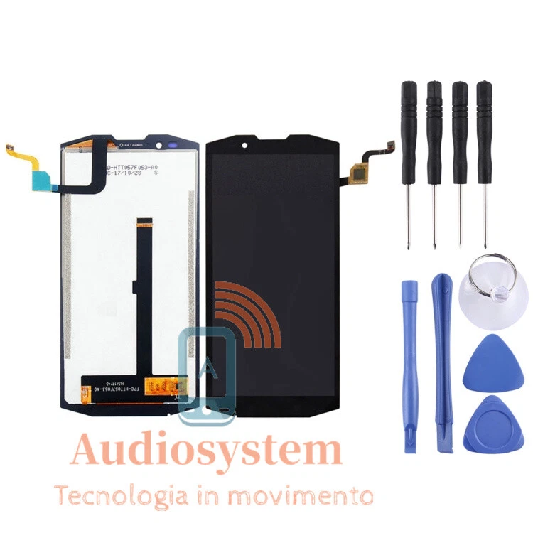 DISPLAY TOUCH SCREEN per BLACKVIEW BV9000 / BV9000 PRO SCHERMO VETRO NERO +TOOLS