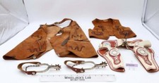 Buckin Bronc Suede Child's Western Cowboy Outfit TexTan 1940/50's Top Hand Togs