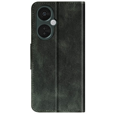 Vintage Dark Green Case Card Holder Function Stand for OnePlus Nord CE 3 Lite 5G