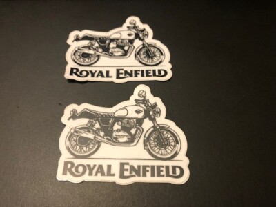 FOR ROYAL ENFIELD CUSTOM DECAL STICKER 2 PC SET 