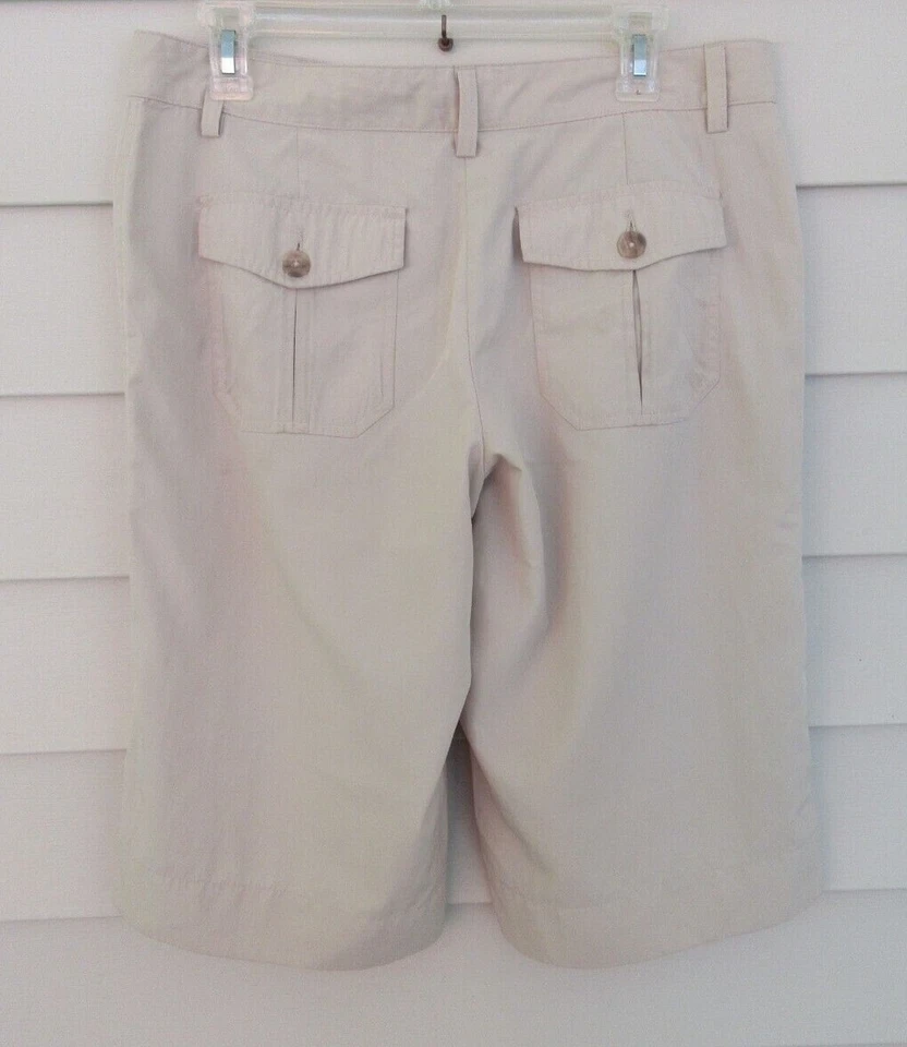 PANTALONES CORTOS DE SENDERISMO Weatherproof Garment Company TALLA 10 Caqui PIERNA AJUSTABLE Foto 2 de 4