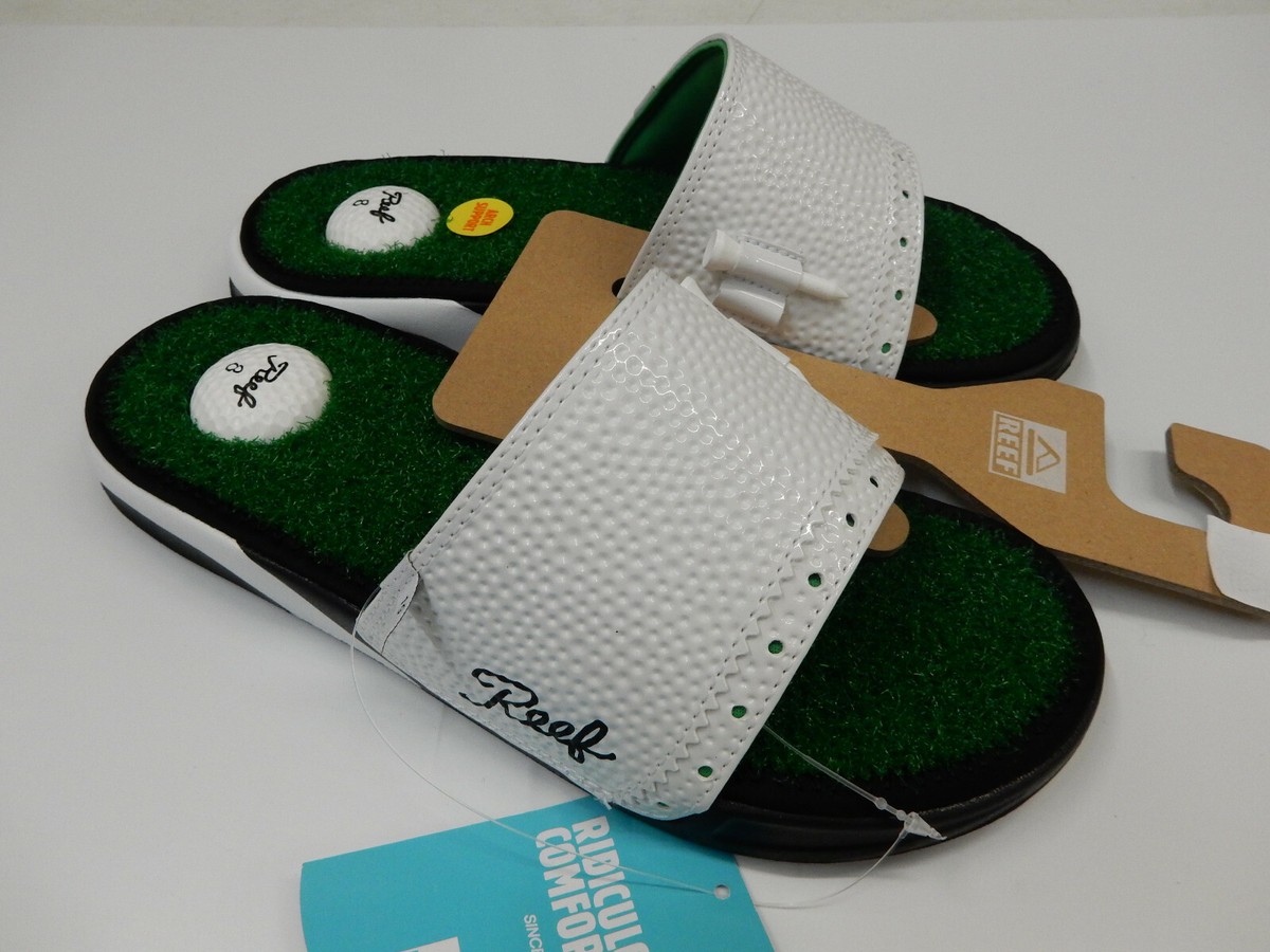 Reef Mens Mulligan Slide Green 8 | eBay display picture 1