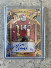 2021 gold standard football Cornell Powell Auto Chiefs /49