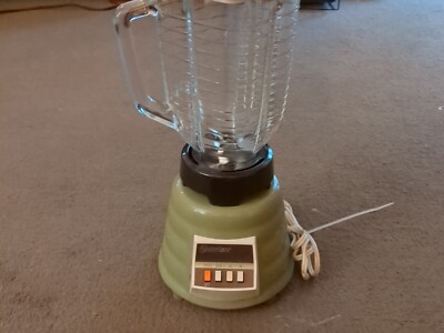 Vintage Osterizer Green Beehive Blender Model 481 Series A with