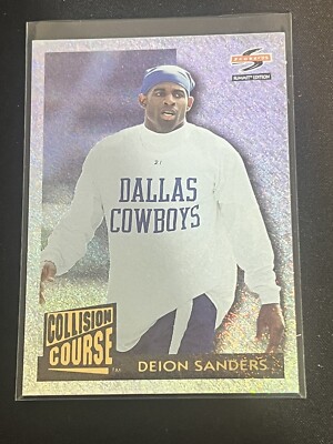 Deion Sanders 1995 Score Summit Collision Course Ground Zero Parallel #138 (NM)