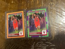 2023-24 NBA Haunted Hoops Julian Phillips Slime Rookie Card Chicago Bulls Orange. rookie card picture