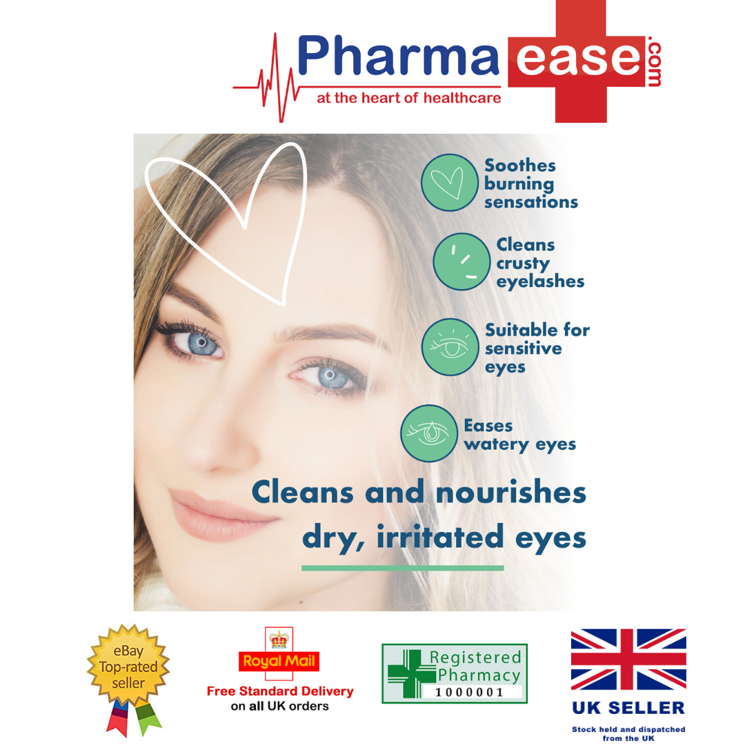 20 Blepharitis Eyelid Wipes Detergent Free for Sensitive Eyes The Eye