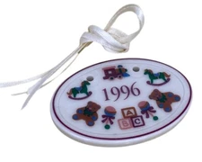 Longaberger Baskets 1996 Baby Basket Tie On