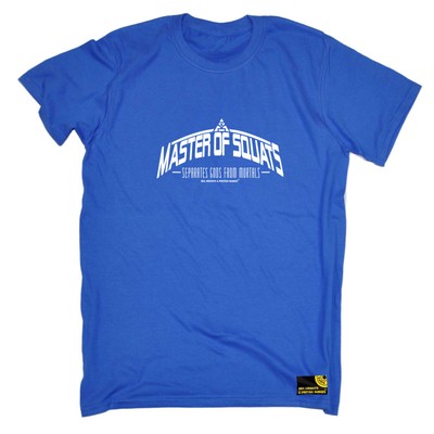 SWPS Gym Master Of Squats Herren Lustig Neuheit Top Shirts T-Shirt T-Shirt Tshirts