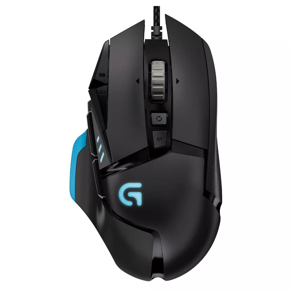 Logitech G502 Proteus Core Tunable Gaming Mouse with Weight and