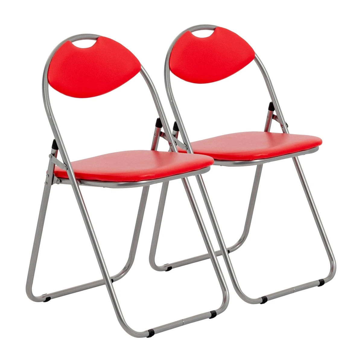 Red padded folding chairs new arrivals